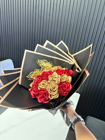 Bouquet de 36 roses Satin