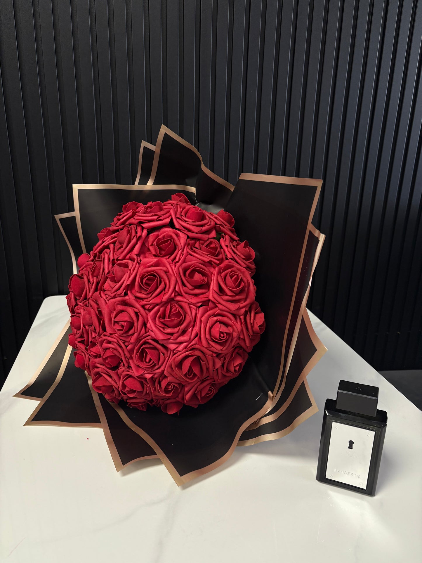 Bouquet de 50 roses Mousse