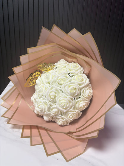 Bouquet de 30 roses Mousse