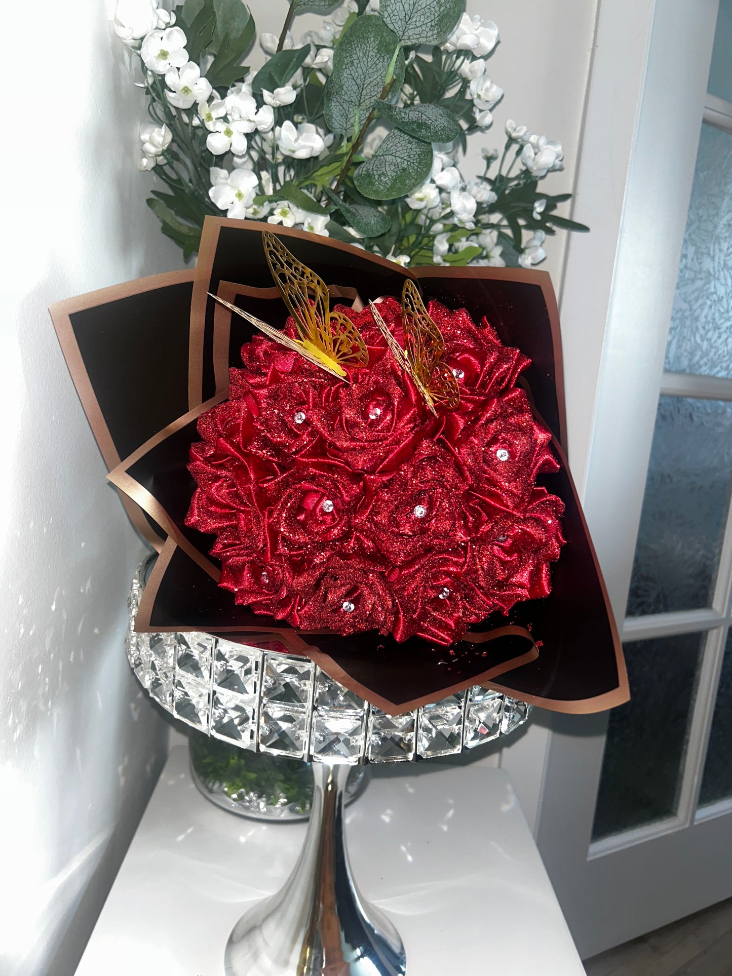 Bouquet de 24 roses Satin