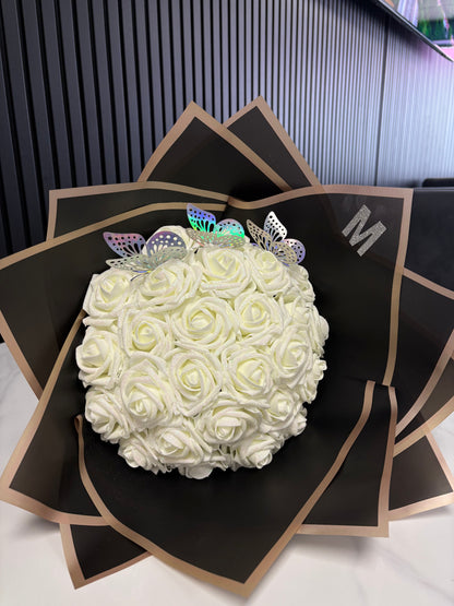 Bouquet de 36 roses Mousse