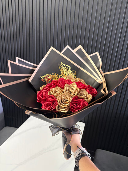 Bouquet de 36 roses Satin