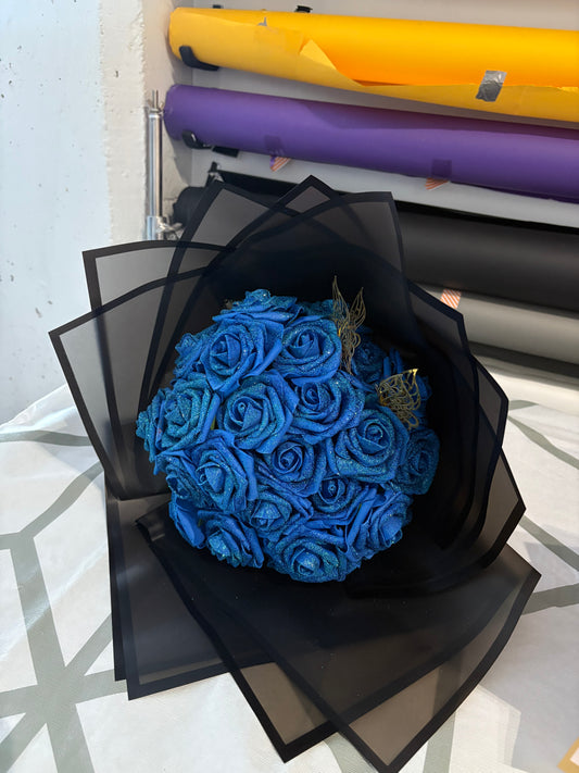 Bouquet de 24 roses Mousse